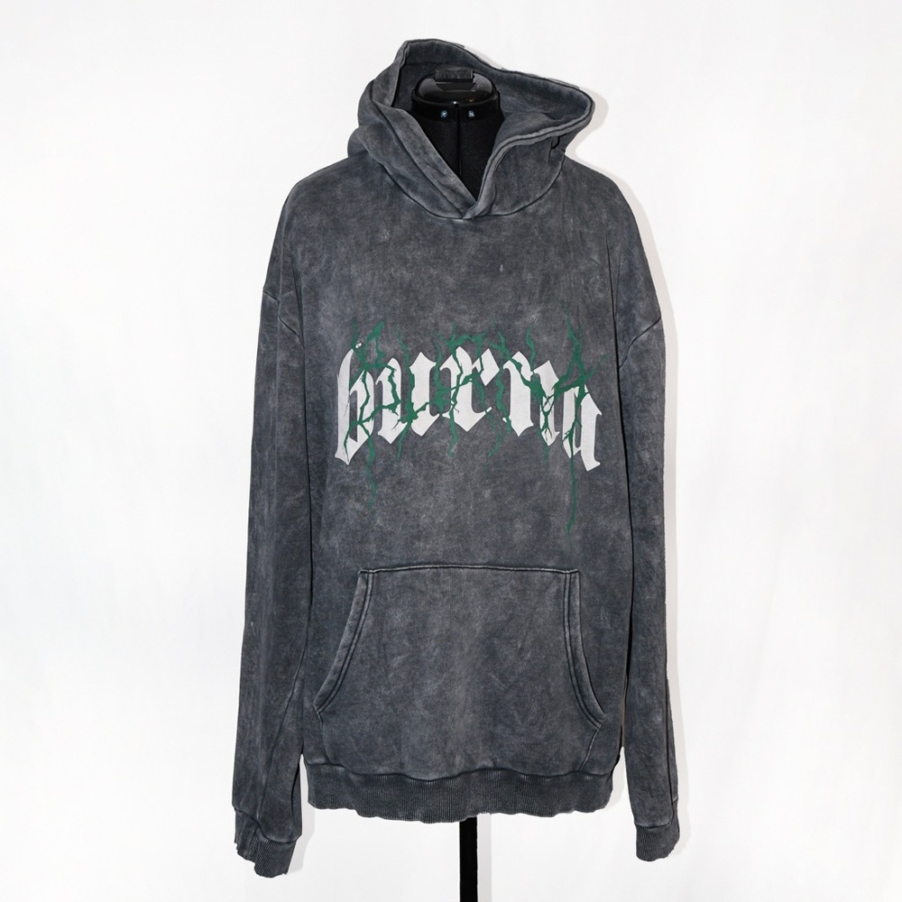 Burna Boy Acid Wash Hoodie